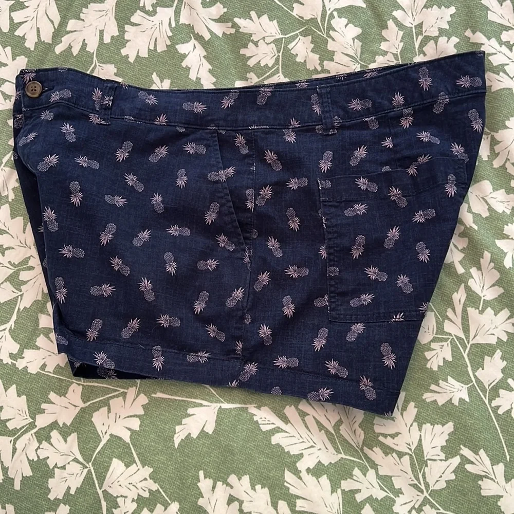 New Gap, pineapple, shorts. size 18